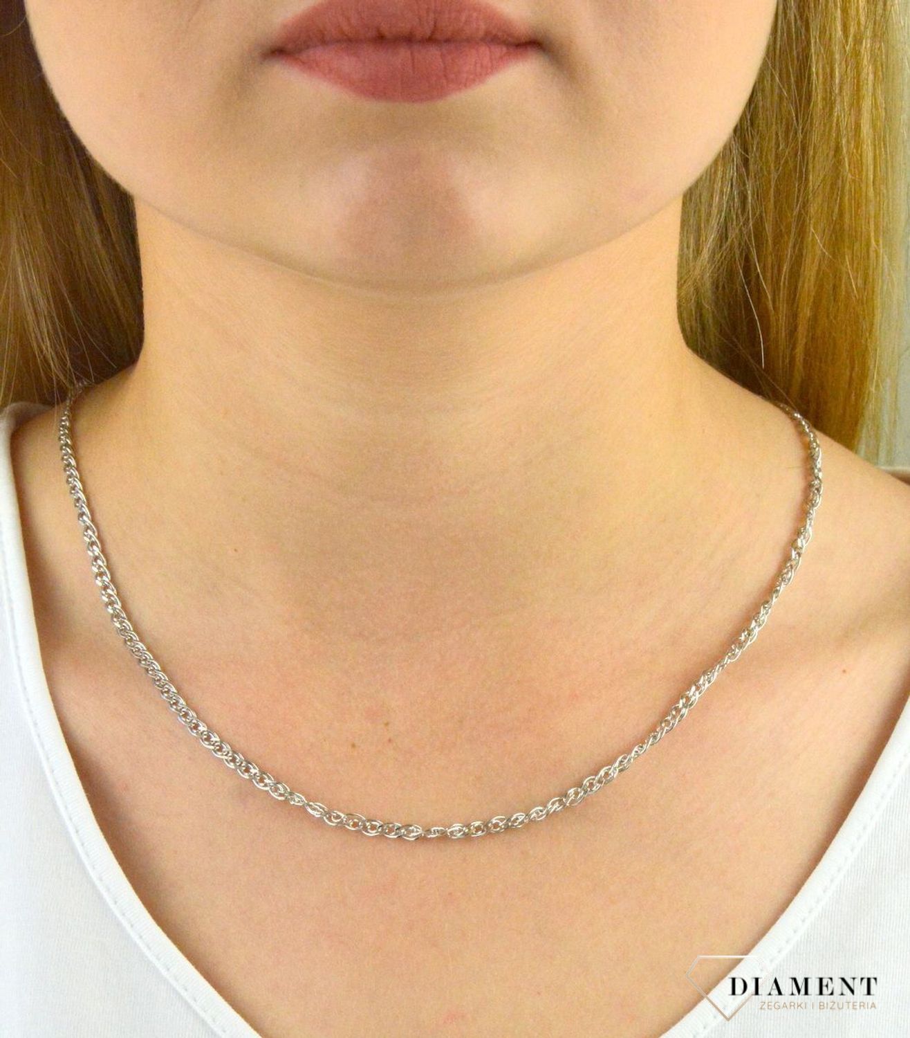 Srebrny Łańcuszek Mona Lisa rodowany DIA-LAN-5984-925 3,4mm. Łańcuszek srebrny. Łańcuszek srebrny rodowany. Łańcuszek o splocie Mona Lisa. Łańcuszek srebrny Mona Lisa idealny na prezent (2).jpg